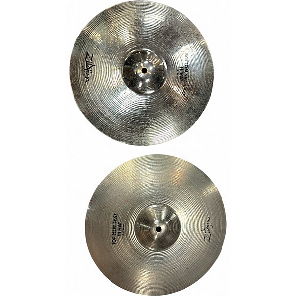 Used Zildjian 14in NEW BEAT PLATINUM PAIR Cymbal