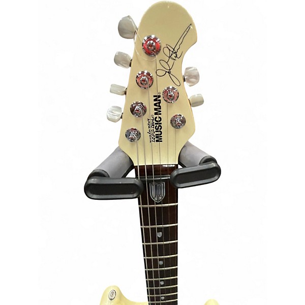 Used 2006 Ernie Ball Music Man JP6 John Petrucci Signature Alpine White Solid Body Electric Guitar