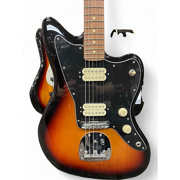 Used Fender Player Jazzmaster 3 Tone Sunburst Solid Body Electric Guitar
