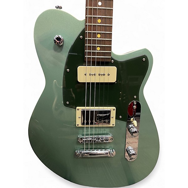 Used Reverend DOUBLE AGENT OG MINT GREEN METALLIC Solid Body Electric Guitar