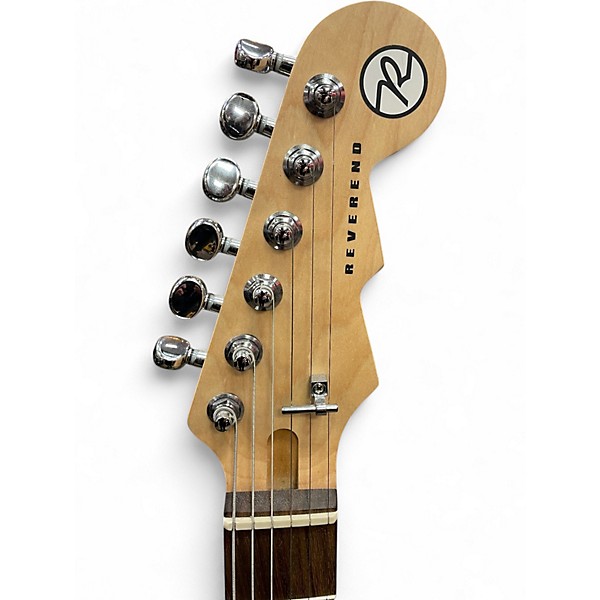 Used Reverend DOUBLE AGENT OG MINT GREEN METALLIC Solid Body Electric Guitar