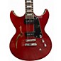 Used Reverend MANTA RAY 290 Crimson Red Trans Hollow Body Electric Guitar