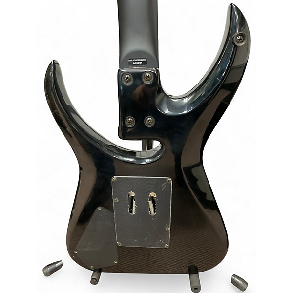 Vintage 1990s Alvarez dana scoop Black Solid Body Electric Guitar