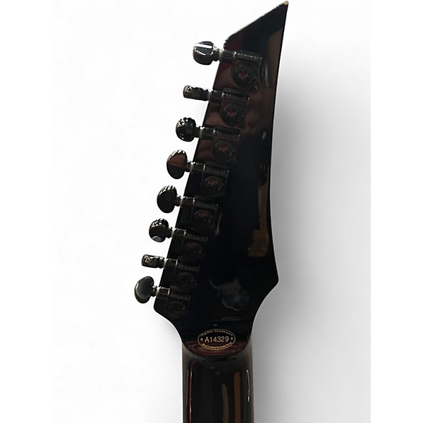 Used Agile Septor Elite 828 8-String Trans Black Solid Body Electric Guitar