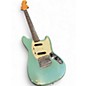 Vintage 1966 Fender Mustang Daphne Blue Solid Body Electric Guitar thumbnail