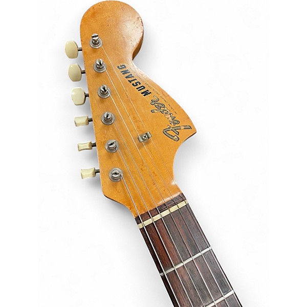 Vintage 1966 Fender Mustang Daphne Blue Solid Body Electric Guitar