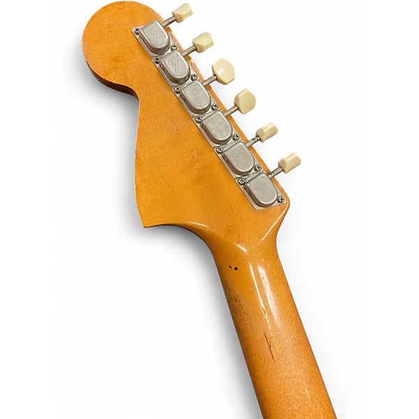 Vintage 1966 Fender Mustang Daphne Blue Solid Body Electric Guitar