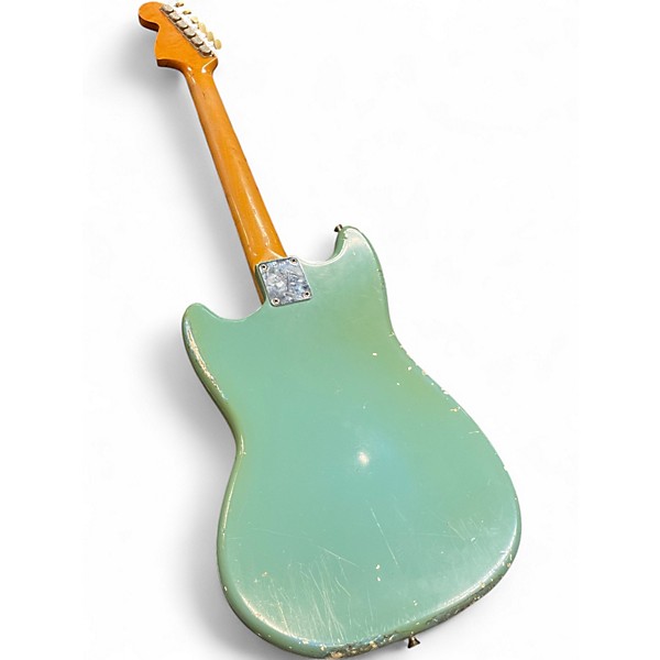 Vintage 1966 Fender Mustang Daphne Blue Solid Body Electric Guitar
