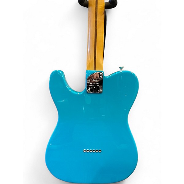 Used Fender American Professional II Telecaster BLUE Solid Body Electric Guitar