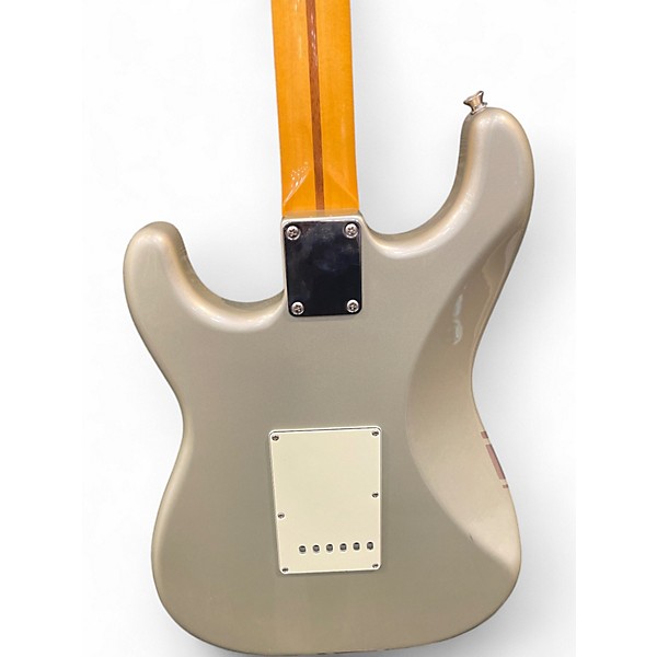 Used 2018 Fender FSR TRADITIONAL 50'S STRATOCASTER WITH STRIPE Inca Silver Solid Body Electric Guitar