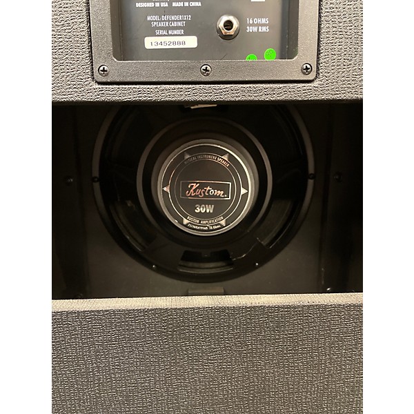 Used Kustom Defender 1x12 Guitar Cabinet