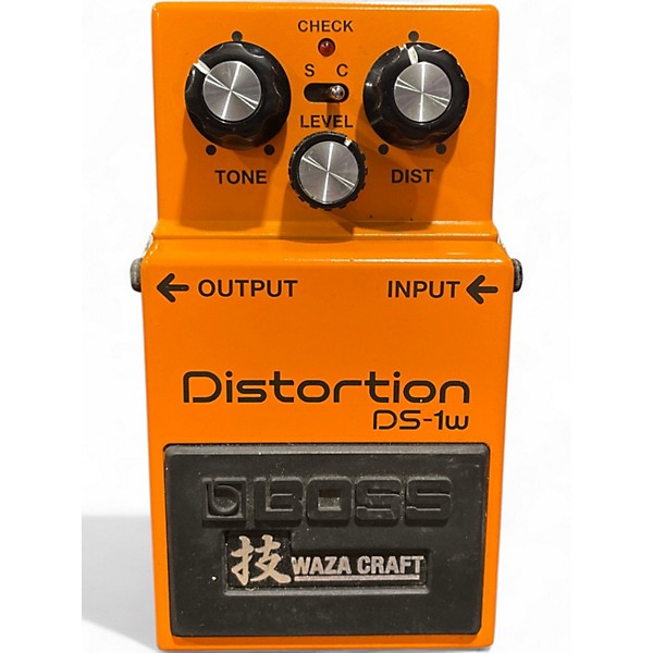 Used BOSS DS1W WAZA DISTORTION Effect Pedal