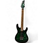 Used Ibanez KIKOSP3 Kiko Loureiro Signature Transparent Emerald Burst Solid Body Electric Guitar thumbnail