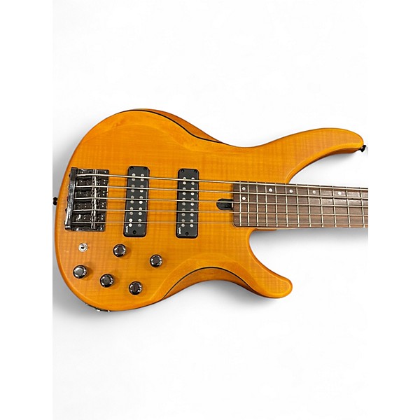 Used Yamaha TRBX605FM natural satin Electric Bass Guitar