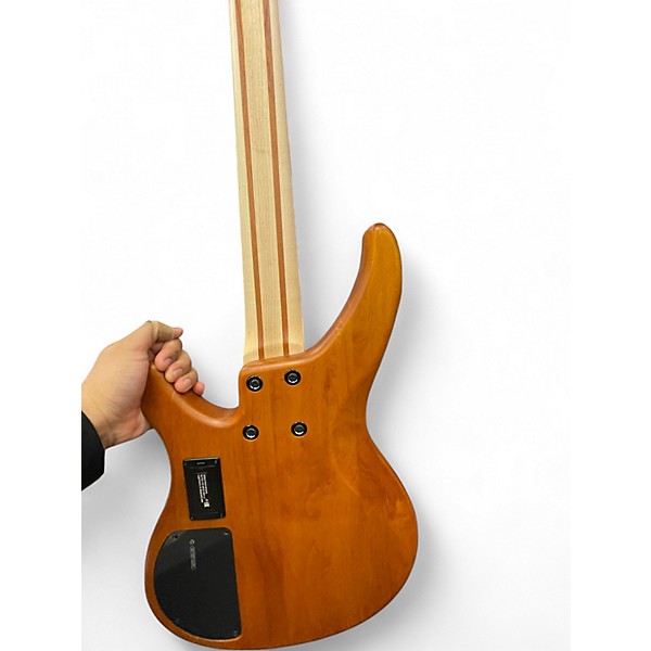 Used Yamaha TRBX605FM natural satin Electric Bass Guitar