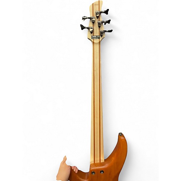Used Yamaha TRBX605FM natural satin Electric Bass Guitar