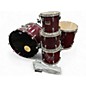 Used Pearl 5 Piece Session Series 5 Piece Wine Red No. 100 Drum Kit thumbnail