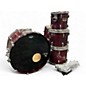 Used Pearl 5 Piece Session Series 5 Piece Wine Red No. 100 Drum Kit
