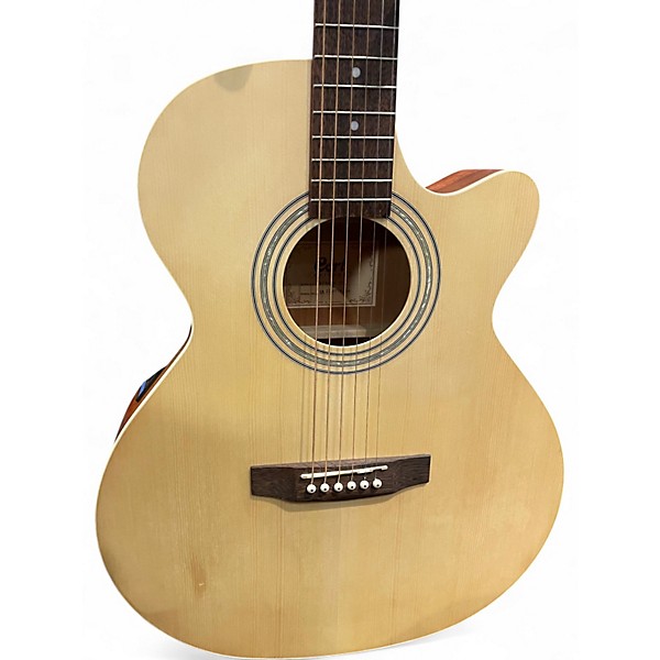 Used Cort sfx me op Natural Acoustic Electric Guitar