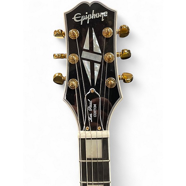 Used 2025 Epiphone Les Paul Custom COBRA BURST Solid Body Electric Guitar