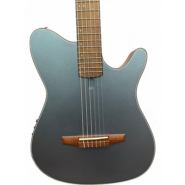 Used Ibanez FRH10-1BF Blue Matteo Acoustic Electric Guitar