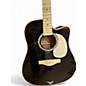 Used Esteban VL-200 Black Acoustic Electric Guitar