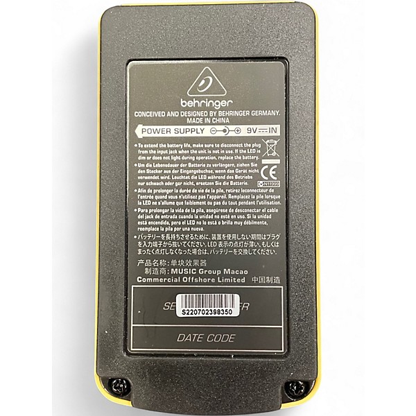 Used Behringer EQ700 Graphic Equalizer 7-Band EQ Pedal