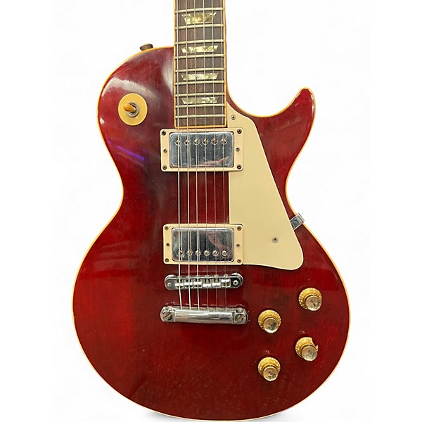 Vintage 1976 Gibson Les Paul Standard Wine Red Solid Body Electric Guitar