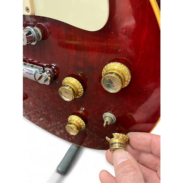 Vintage 1976 Gibson Les Paul Standard Wine Red Solid Body Electric Guitar