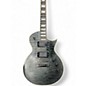 Used ESP LTD EC401QM See Through Black Solid Body Electric Guitar