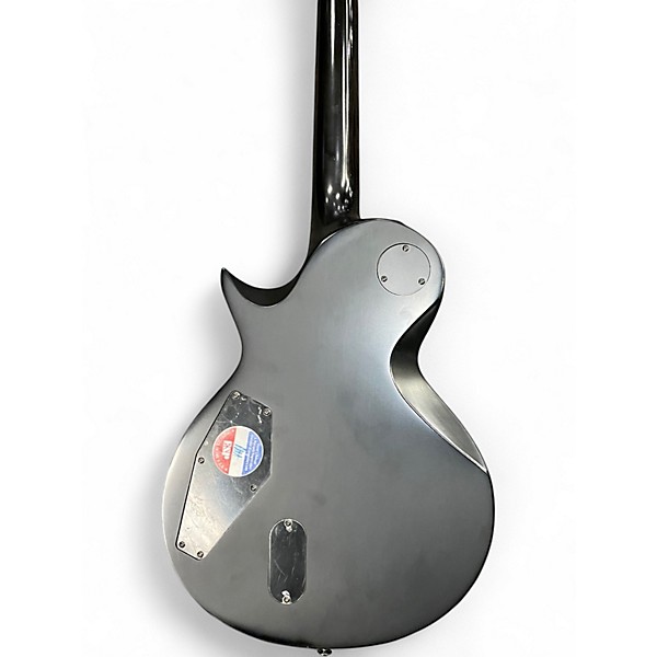 Used ESP LTD EC401QM See Through Black Solid Body Electric Guitar