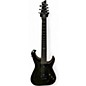 Used Schecter Guitar Research Hellraiser C7 hybrid Trans Black Solid Body Electric Guitar thumbnail