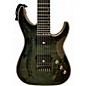Used Schecter Guitar Research Hellraiser C7 hybrid Trans Black Solid Body Electric Guitar