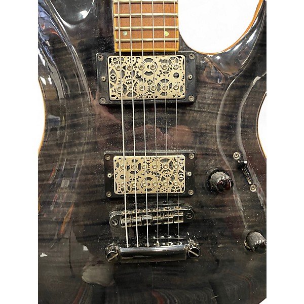 Used ESP LTD H250 Trans Black Solid Body Electric Guitar