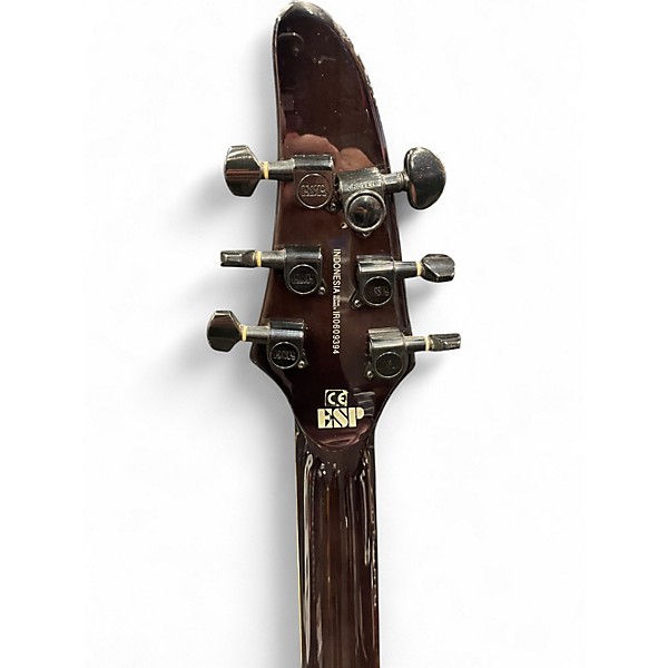 Used ESP LTD H250 Trans Black Solid Body Electric Guitar