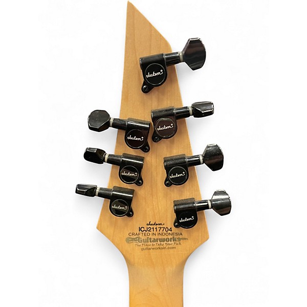 Used Jackson DKAF7 Stained Mahogany Solid Body Electric Guitar