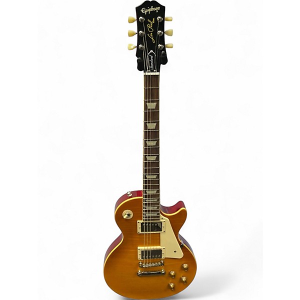 Used Epiphone LES PAUL STANDARD 1960S QUILT TOP Natural Solid Body Electric Guitar