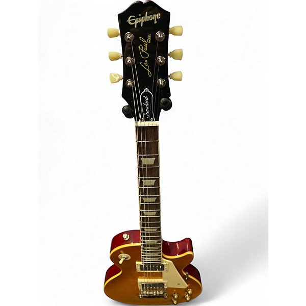 Used Epiphone LES PAUL STANDARD 1960S QUILT TOP Natural Solid Body Electric Guitar