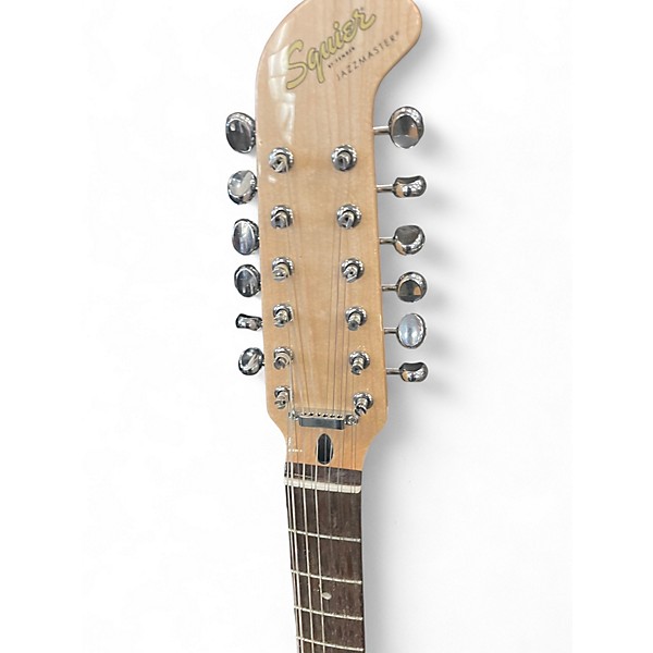 Used Squier PARANORMAL 12 STRING JAZZMASTER Blue Solid Body Electric Guitar