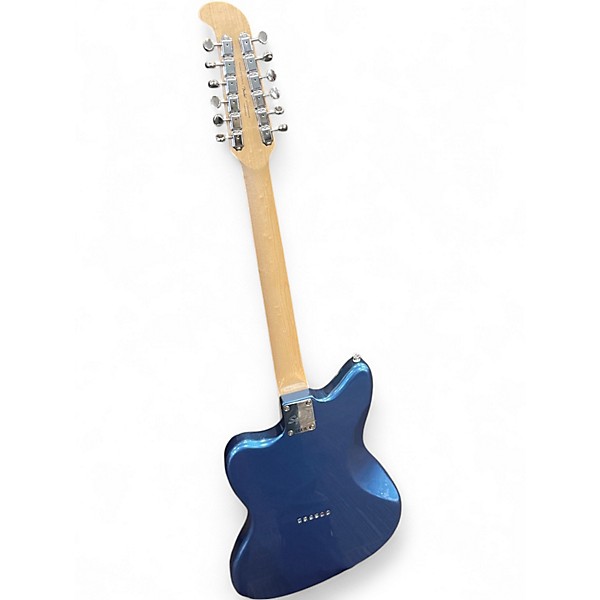 Used Squier PARANORMAL 12 STRING JAZZMASTER Blue Solid Body Electric Guitar