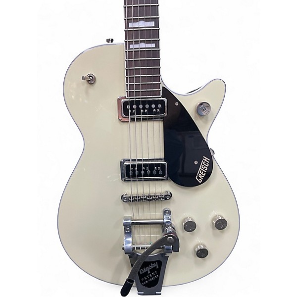 Used Gretsch Guitars G6128T Players Edition Jet DS With Bigsby LOTUS IVORY Solid Body Electric Guitar