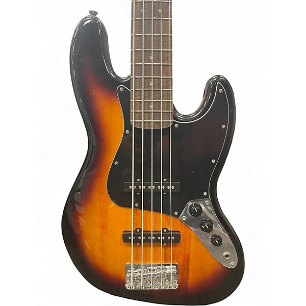 Used 2025 Squier Affinity Jazz Bass V 5 String 3 Color Sunburst Electric Bass Guitar