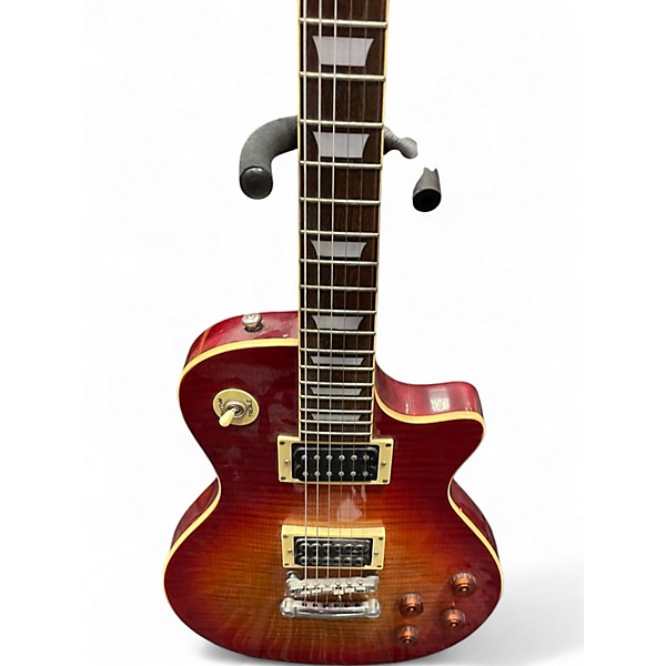 Used Silvertone St Style 2 Color Sunburst Solid Body Electric Guitar