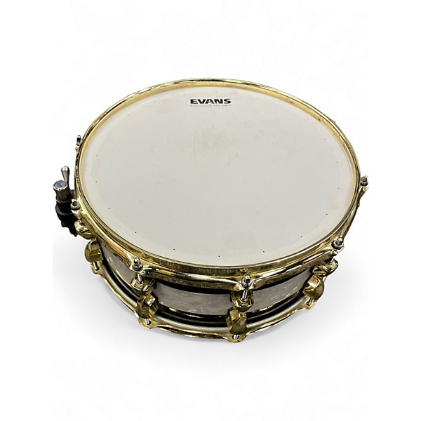 Used SJC Drums 4 Piece CUSTOM  Black and Silver Drum Kit