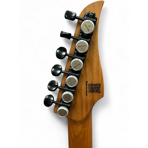 Used Vola OZSRMMB24 Satin Black Solid Body Electric Guitar