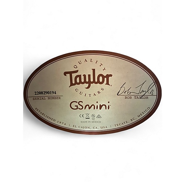 Used Taylor GS Mini-e Mahogany Acoustic Electric Guitar