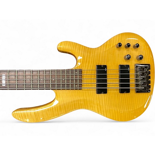 Used ESP LTD B255 5 String NATURAL Electric Bass Guitar