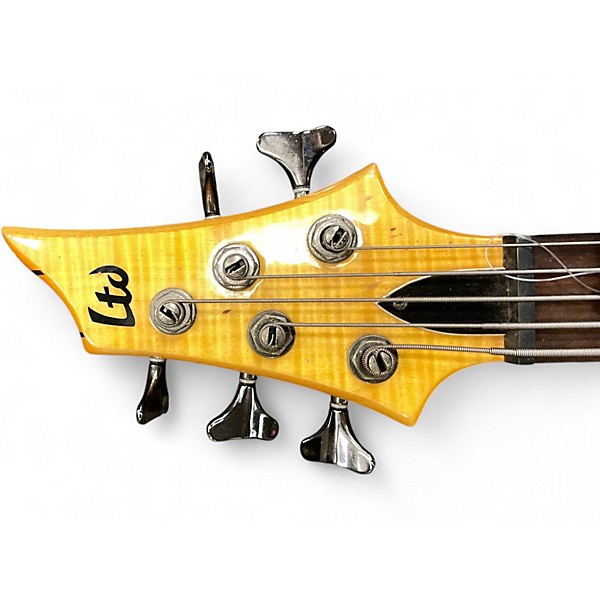 Used ESP LTD B255 5 String NATURAL Electric Bass Guitar