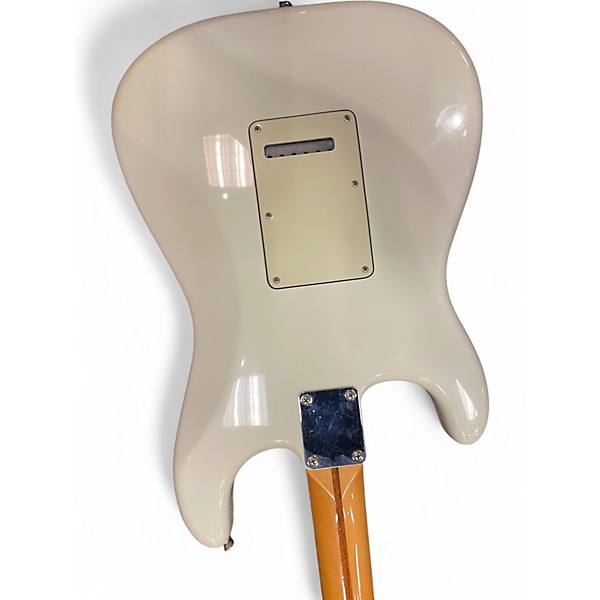 Used Fender Blacktop Stratocaster HH Olympic White Solid Body Electric Guitar