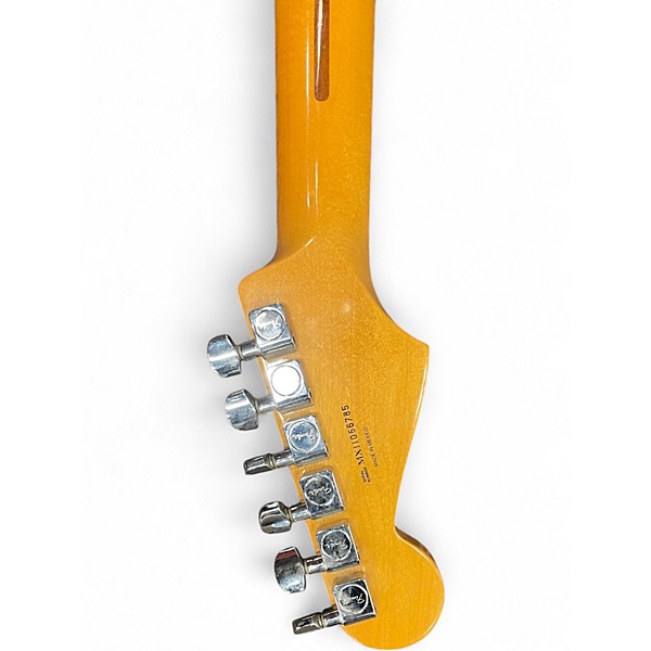 Used Fender Blacktop Stratocaster HH Olympic White Solid Body Electric Guitar